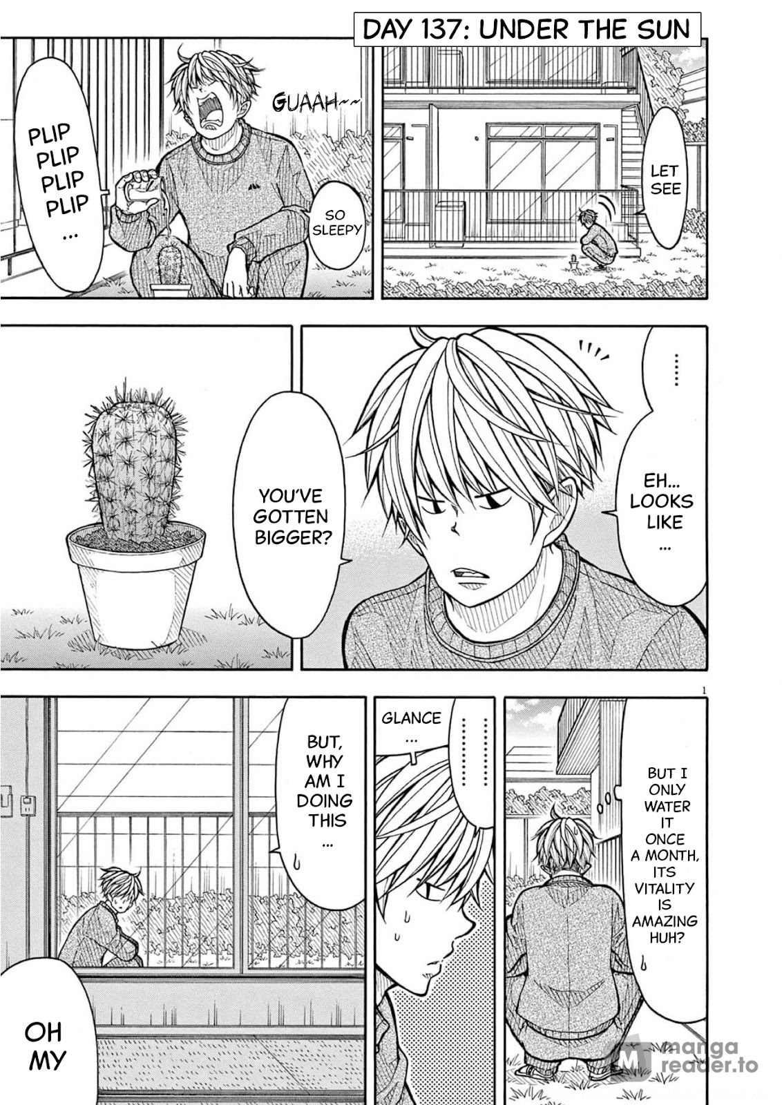Kotaro Lives Alone, Chapter 137 image 001